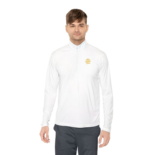 Casual Unisex Quarter-Zip AIGH Pullover with Modern Design
