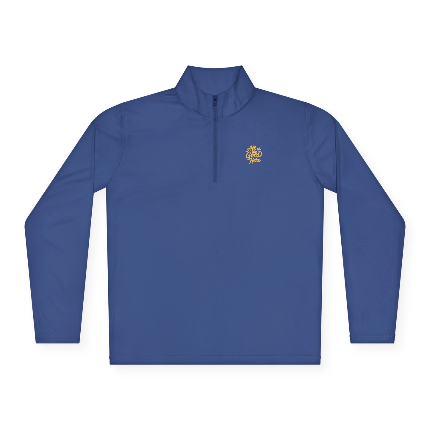 Casual Unisex Quarter-Zip AIGH Pullover with Modern Design