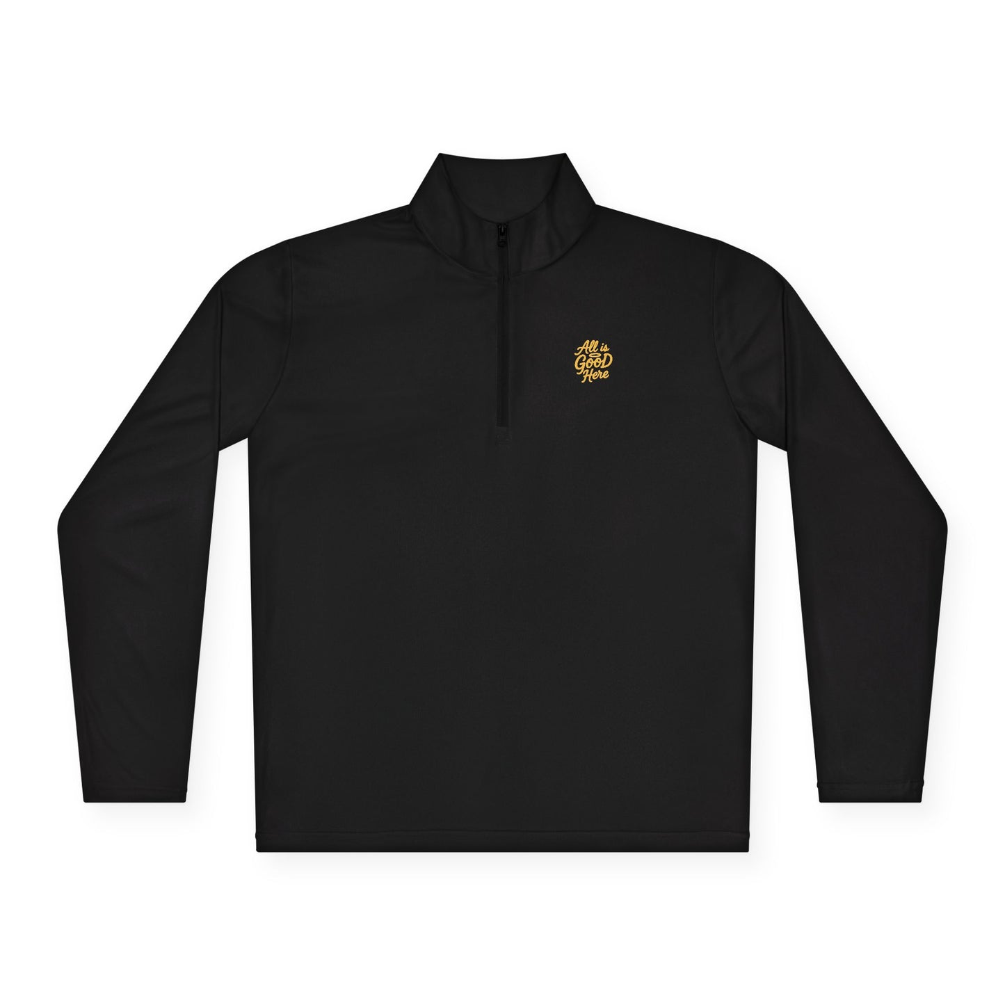 Casual Unisex Quarter-Zip AIGH Pullover with Modern Design
