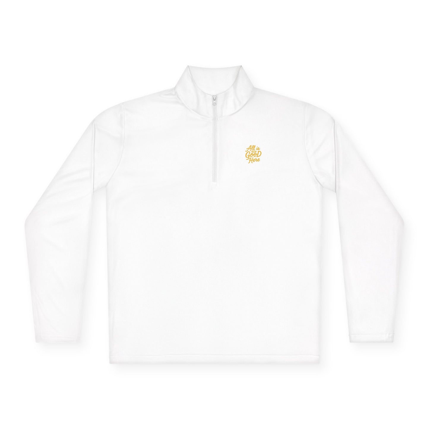 Casual Unisex Quarter-Zip AIGH Pullover with Modern Design