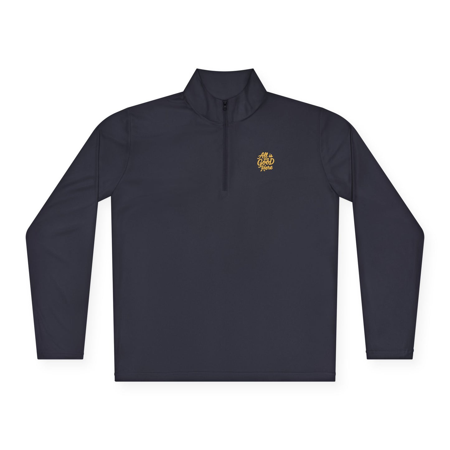 Casual Unisex Quarter-Zip AIGH Pullover with Modern Design