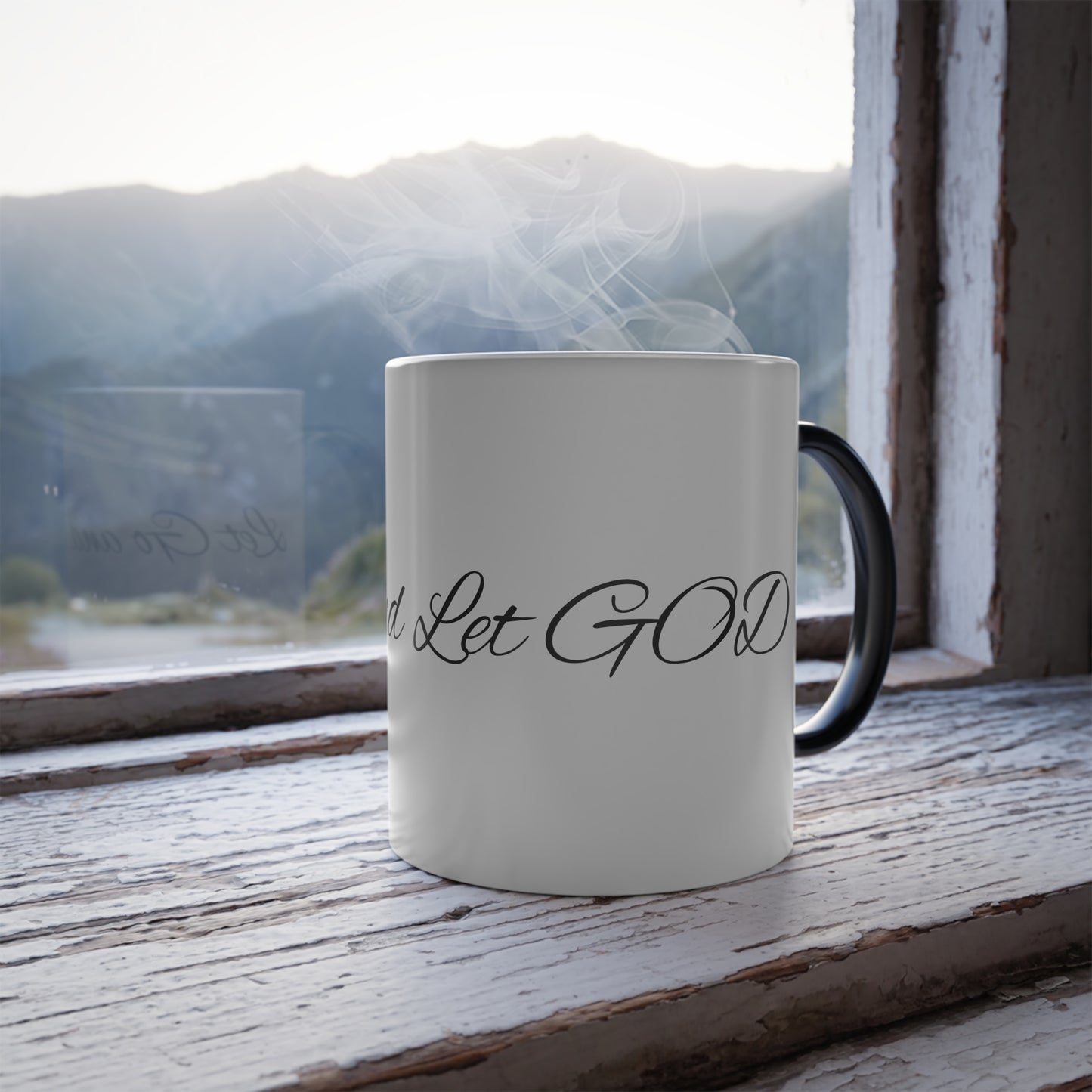 Let Go and Let GOD - Color Morphing Mug, 11oz