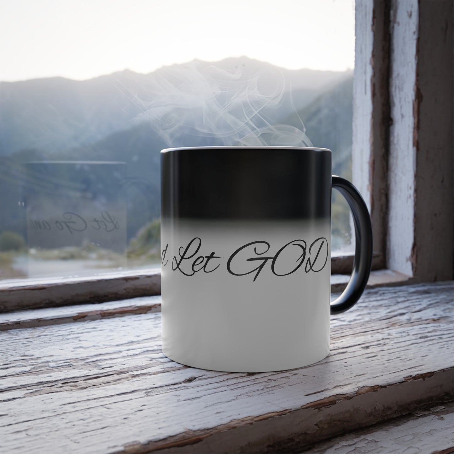 Let Go and Let GOD - Color Morphing Mug, 11oz