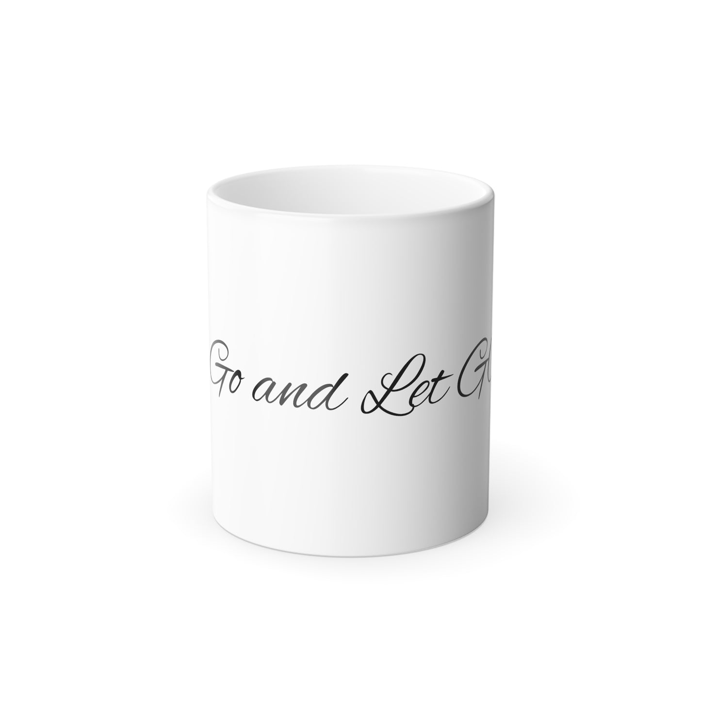 Let Go and Let GOD - Color Morphing Mug, 11oz