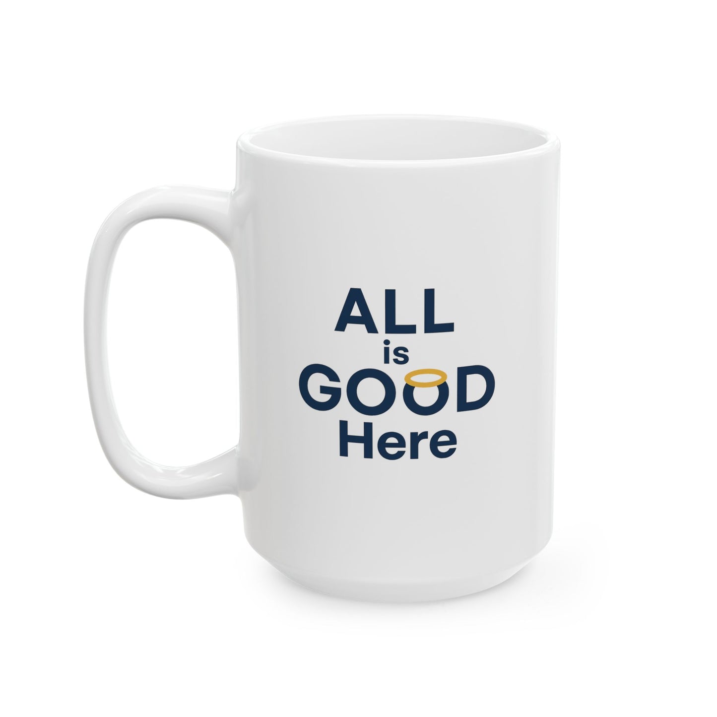 Ceramic Mug — "Progress is a Process" Inspirational Coffee Mug (11oz & 15oz)
